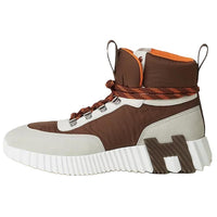 HERMES Klimb High Top Casual Shoes Men's Brown