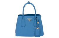PRADA Leather Tote Bag Shopping Bag Shoulder Bag Crossbody Bag Handbag Mini Women's Light Blue