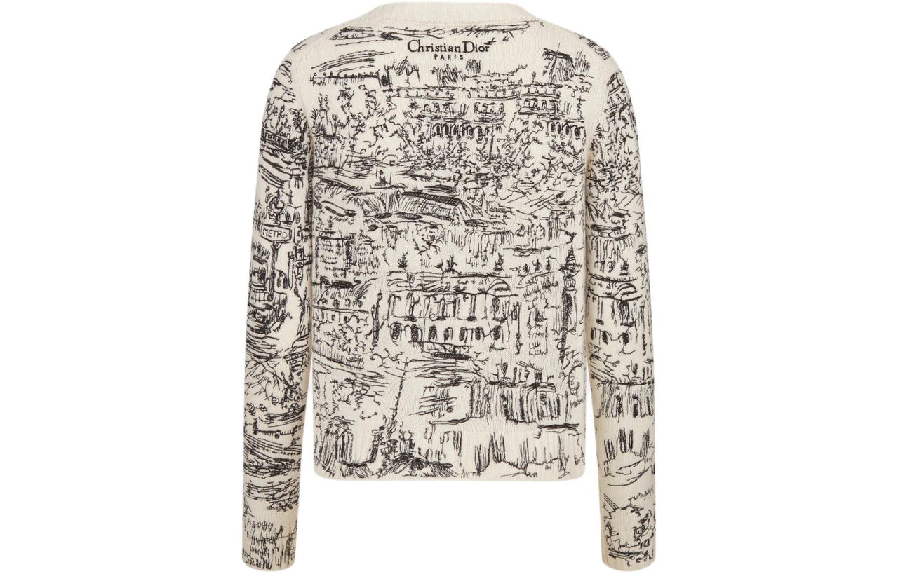 DIOR SS24 Cashmere Sweater Women's Multicolor