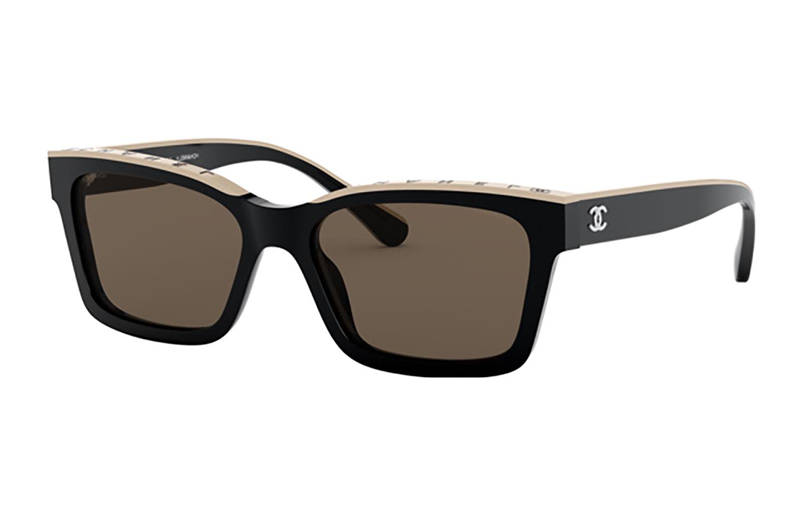 CHANEL Rectangular Sunglasses Women's