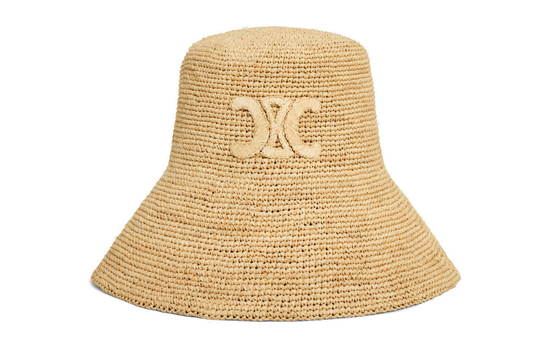 CELINE Bucket Hats Unisex Khaki