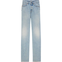 SAINT LAURENT V Waist Long Baggy Jeans