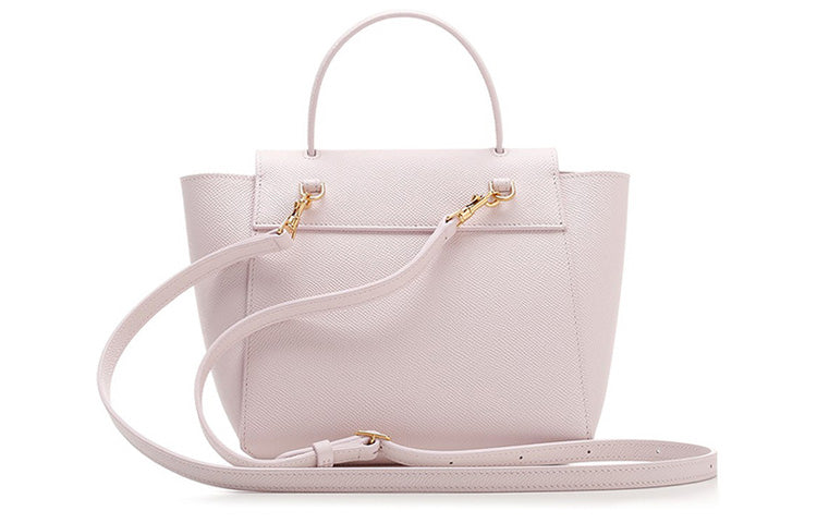 CELINE Belt Cow Leather Handbag, One Shoulder Bag, Crossbody Bag Women's Pink