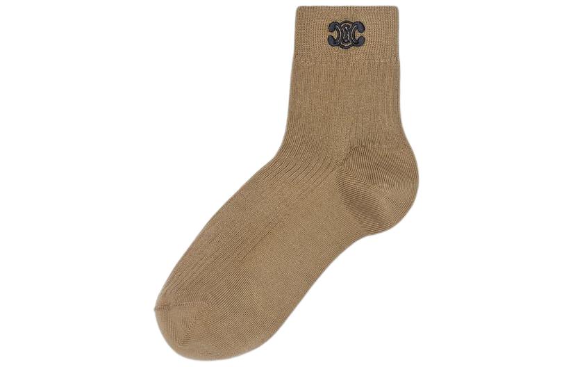 CELINE Ankle Socks Women's Brown