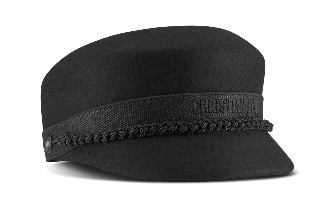 DIOR Wool Felt Hats & Caps Women's Black