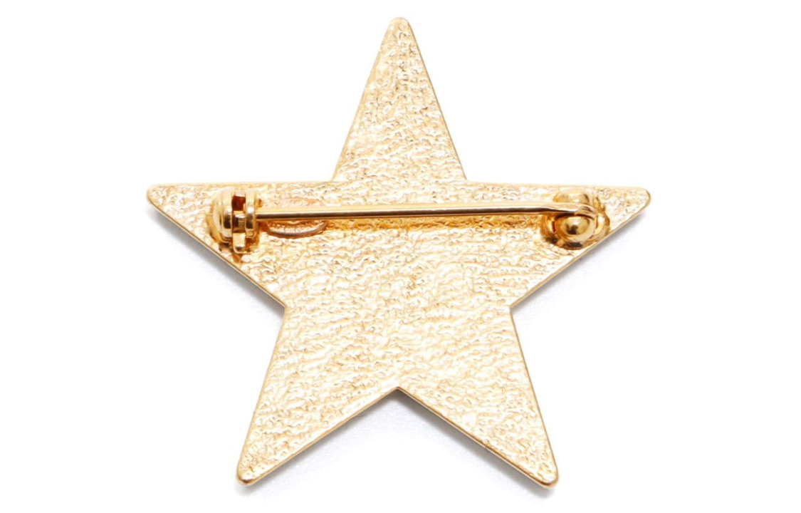 CHANEL 2001 Cc Star Clip on Earrings