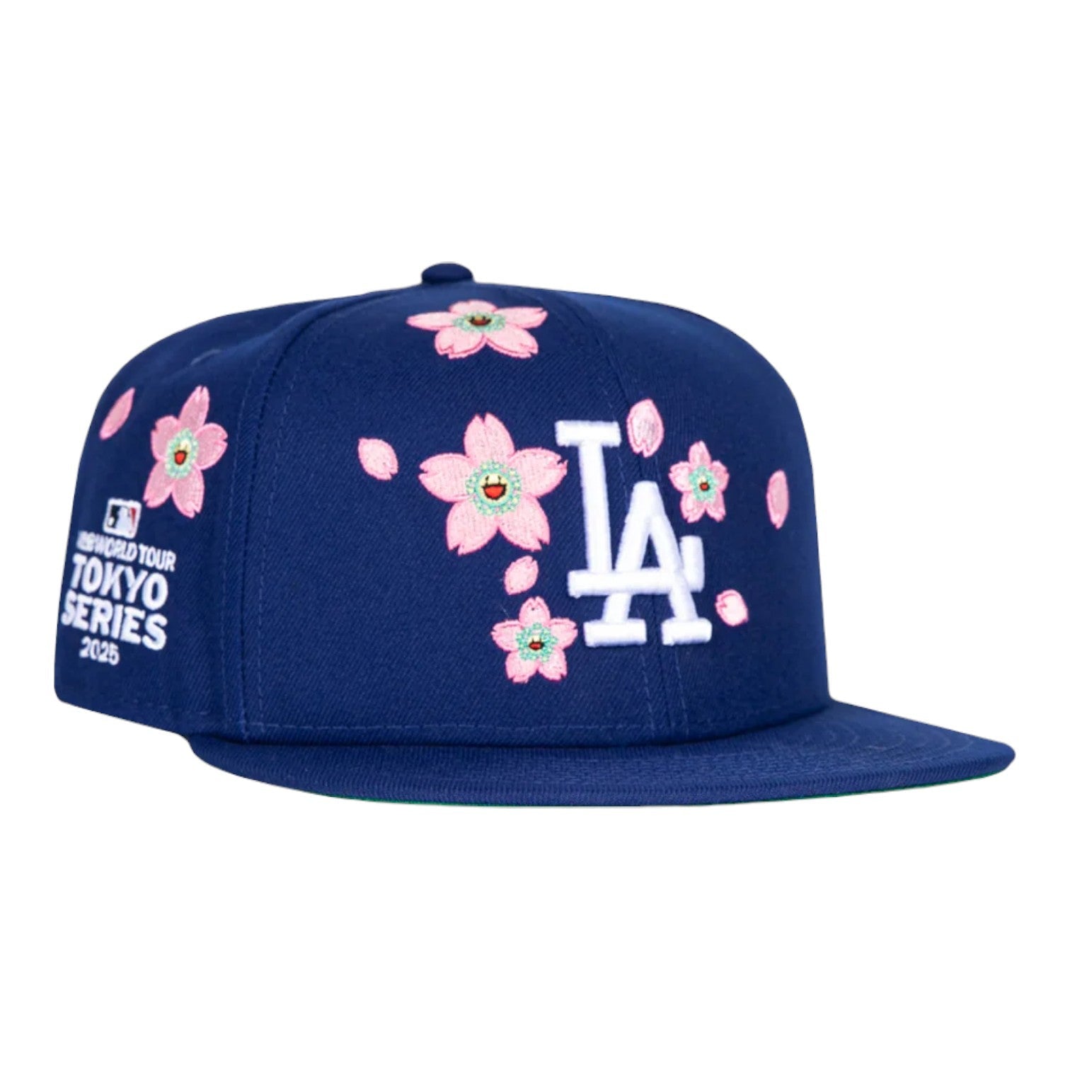 New Era x Takashi Murakami x MLB World Tour Tokyo Series 2025 New Era 59FIFTY Dodgers Snapback Hat 'Blue' 22710-NAVY-DGRS