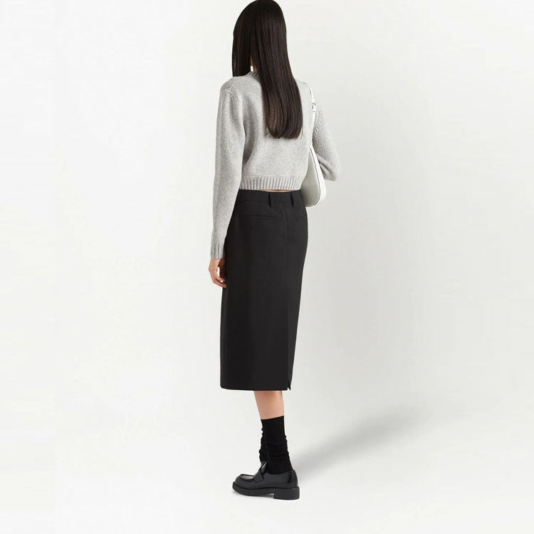 PRADA Logo intarsia Cashmere Jumper
