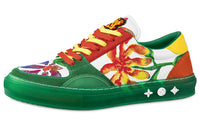 LOUIS VUITTON Ollie Richelieu Low-Top Stylish Skateboarding Shoes Men's Green