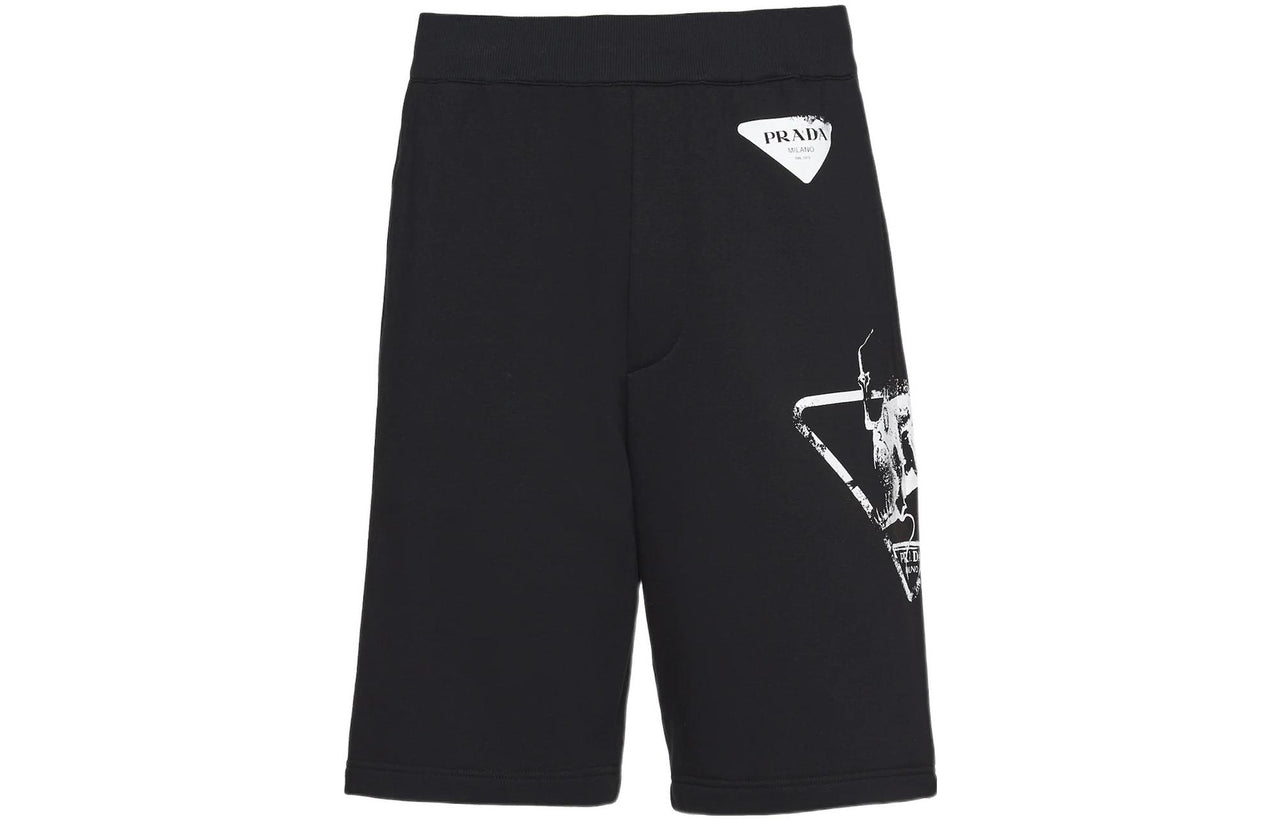 PRADA SS22 Casual Shorts Men's Black