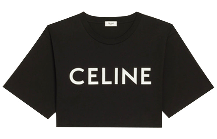 CELINE Crop Tops Women's Black