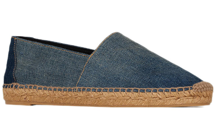 SAINT LAURENT Ysl Embroidered Slip On Espadrilles