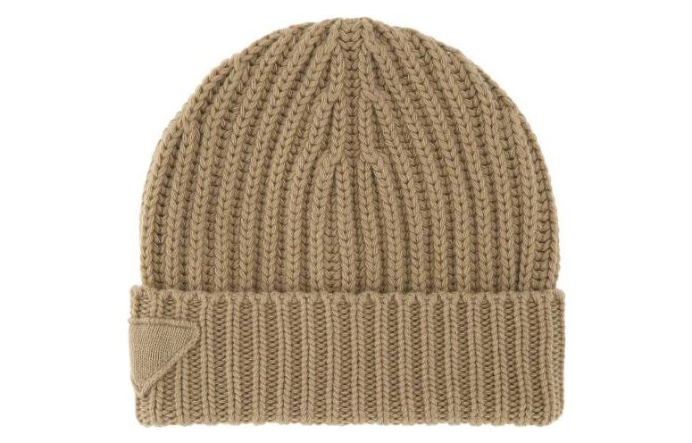 PRADA Beanies Unisex Khaki