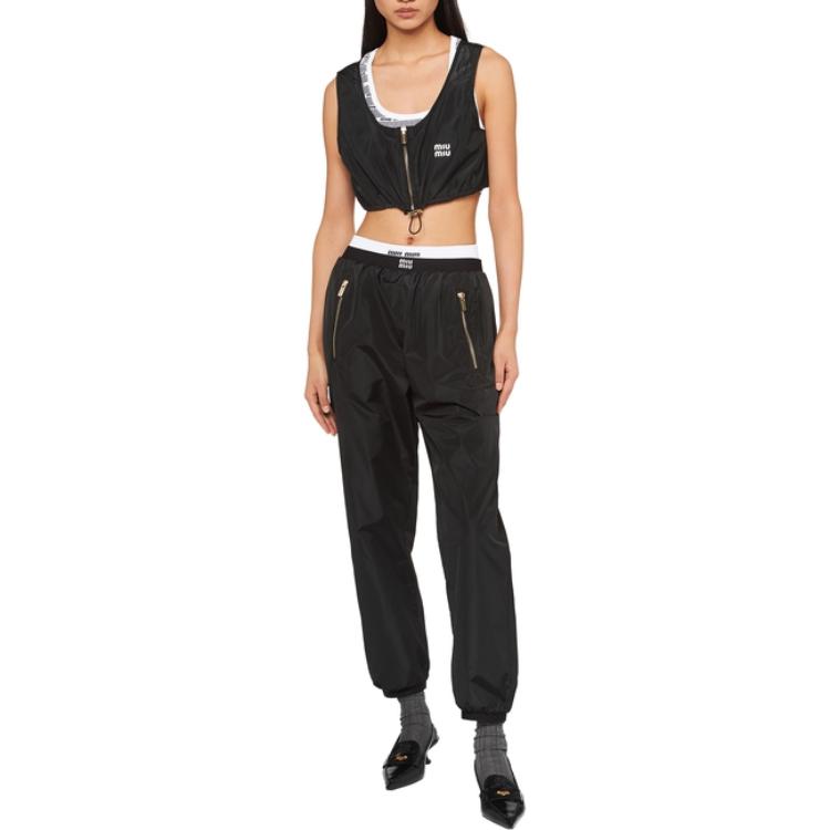 MIU MIU Tank Tops Women's Black