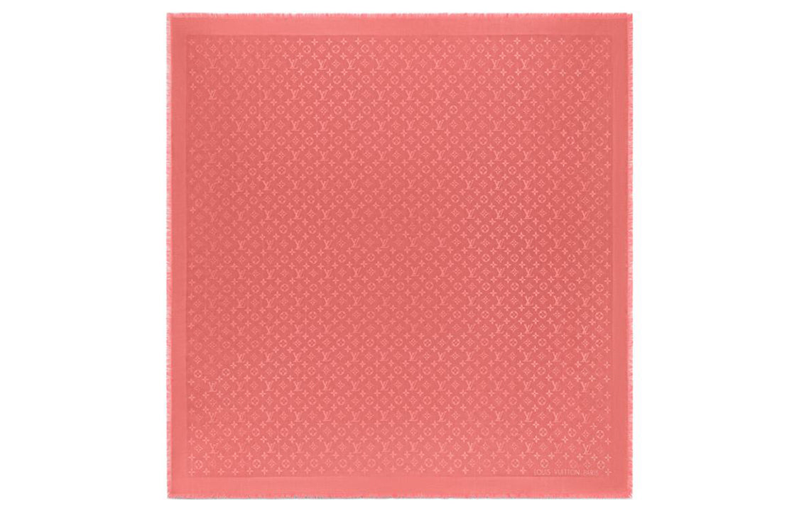 LOUIS VUITTON Shawls Unisex Red