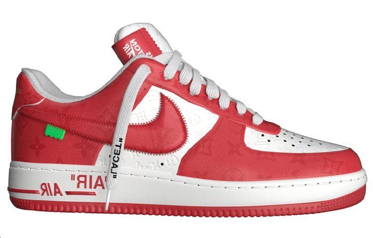 LOUIS VUITTON X LOUIS VUITTON Lv Air Force 1 Low 'Red White'
