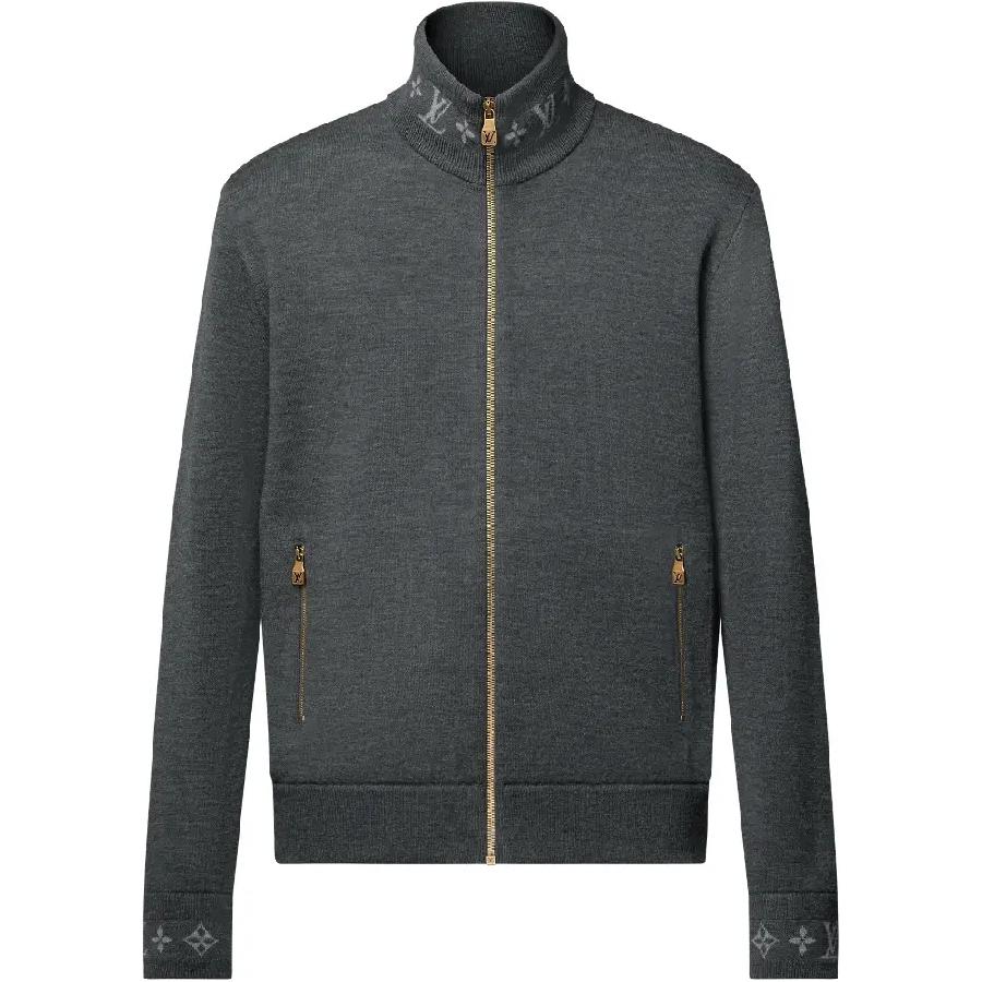 LOUIS VUITTON Double Face Knit Wool Travel Blouson