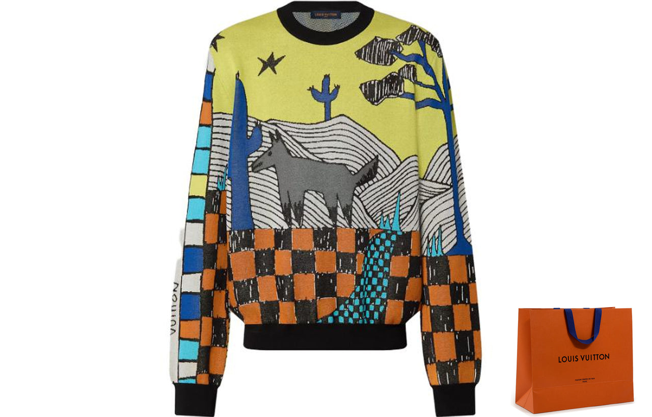 LOUIS VUITTON FW23 Sweater Men's Multicolor