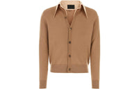 PRADA Buttoned Layered Cardigan