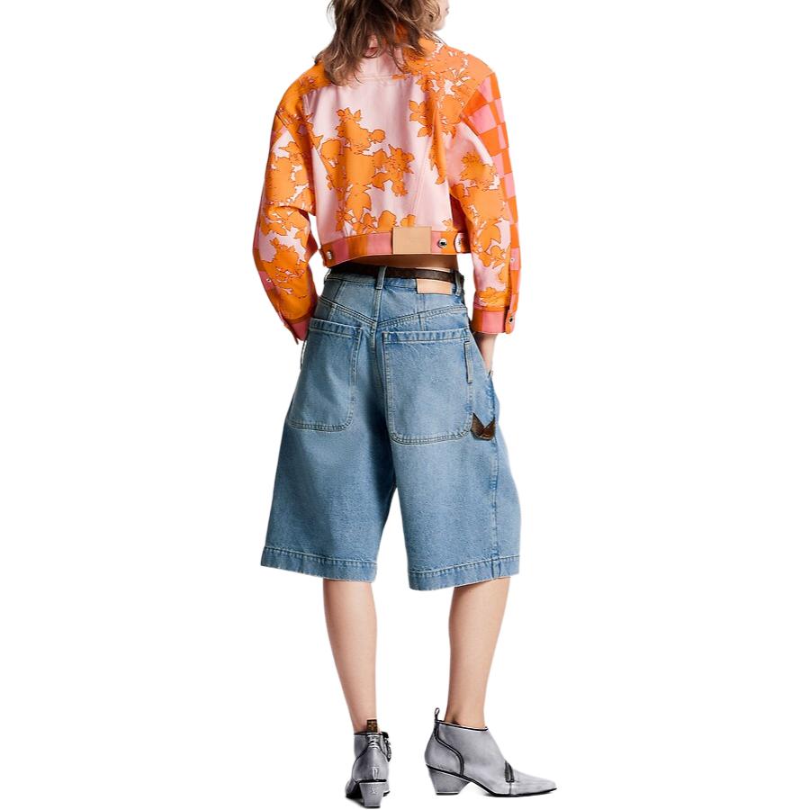 LOUIS VUITTON Embroidered Accent Bermuda Shorts