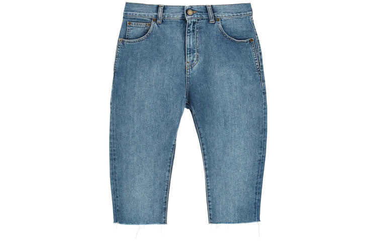 SAINT LAURENT Denim Bermuda Shorts