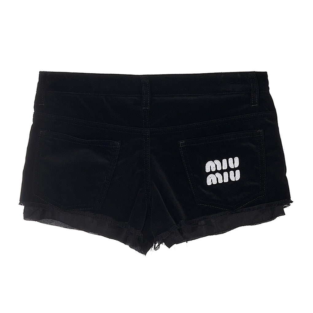 MIU MIU SS23 Casual Shorts Women's Black