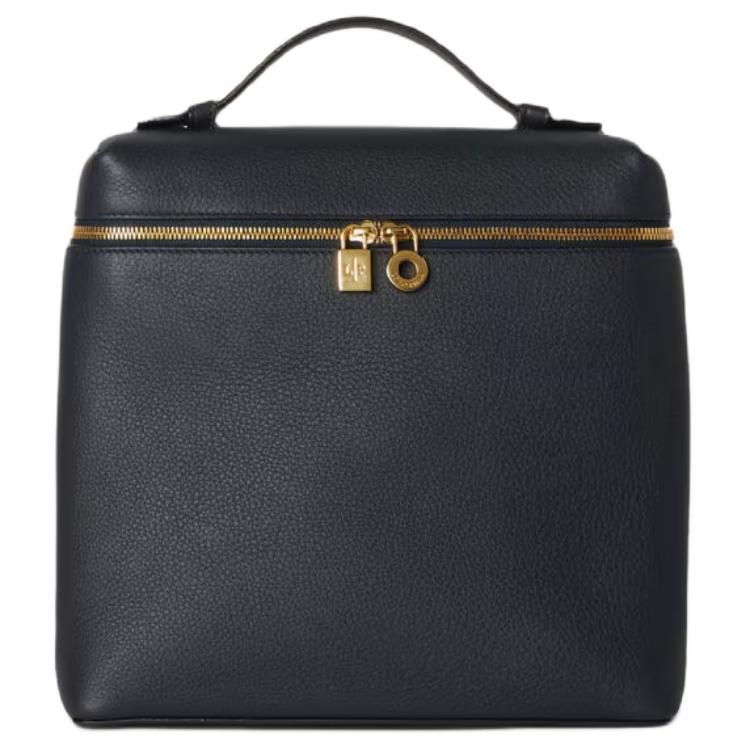 Loro Piana ExtraPocket Calfskin Backpack Women's Marine Blue