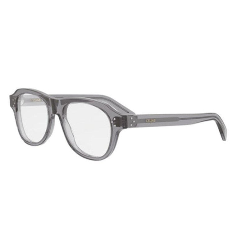 CELINE Acetate Eyeglass Frames Unisex Gray