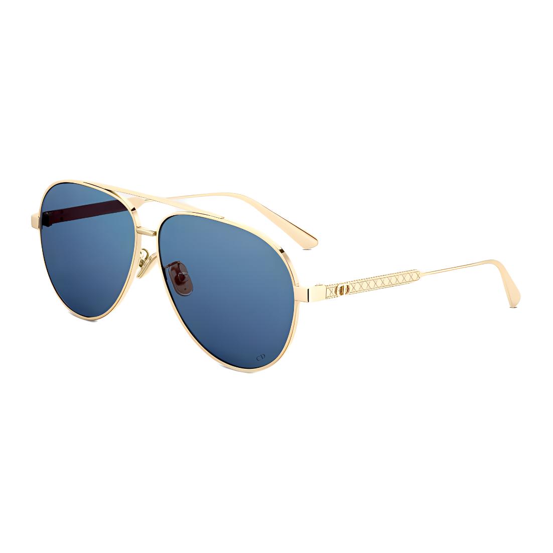 DIOR Metal Aviator Sunglasses Women's Gold