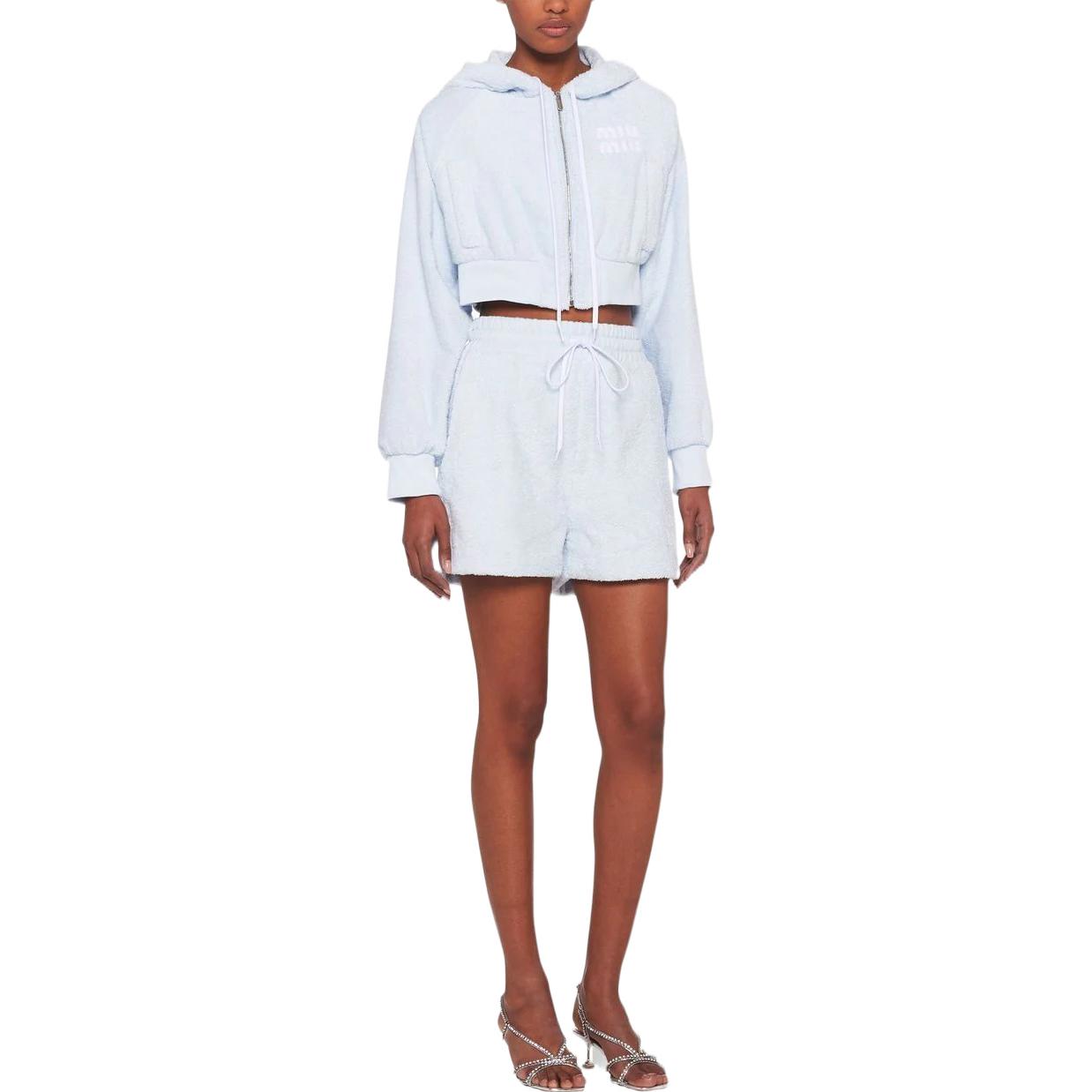 MIU MIU Casual Shorts Women's Light Blue