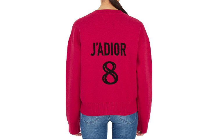 DIOR Loose Fit Knitwear Women's Red