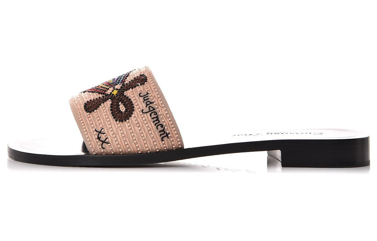 DIOR Black Tarot Judgement Sandal Women's