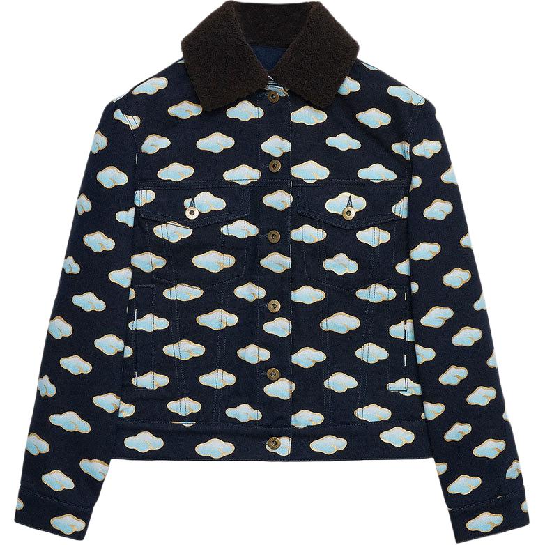 LOEWE SS25 Jackets Coats Women's Marine Blue