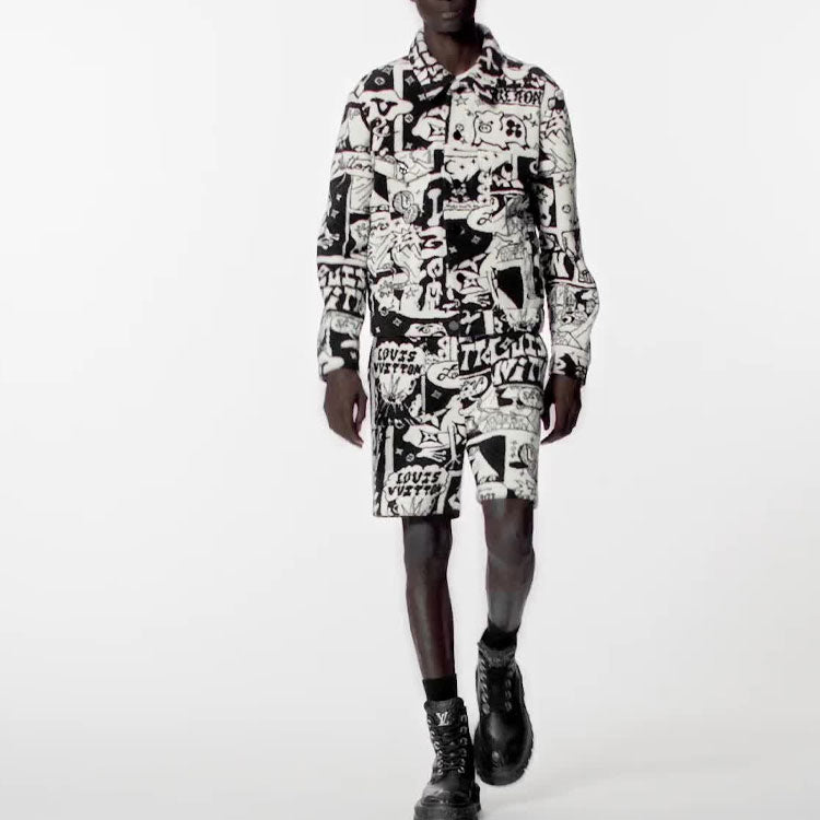 LOUIS VUITTON Lv Comics Trucker Jacket