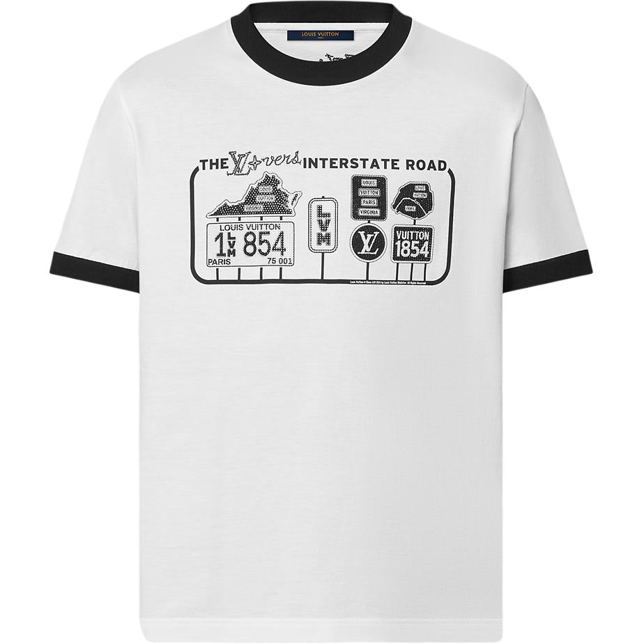 LOUIS VUITTON Embellished Cotton T-Shirt
