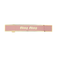 MIU MIU Metal Hair Clips Women's Pink