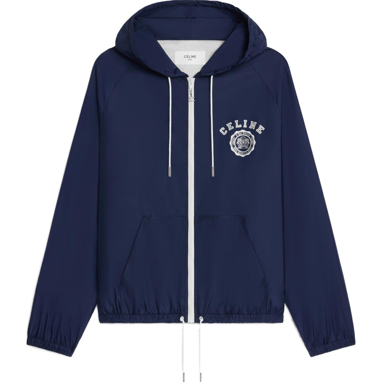 CELINE Blason Windbreaker In Lightweight Nylon