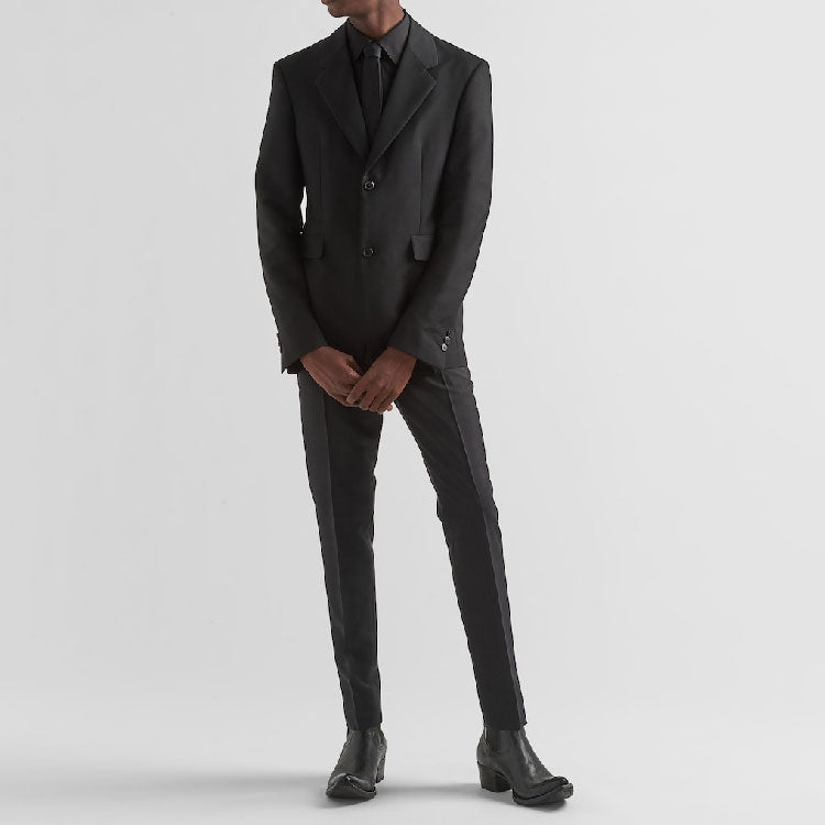 PRADA SS23 Business Suit Coat Men's Black