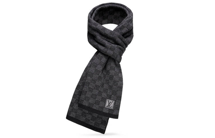 LOUIS VUITTON 2021 Logo-appliqué Wool Scarf