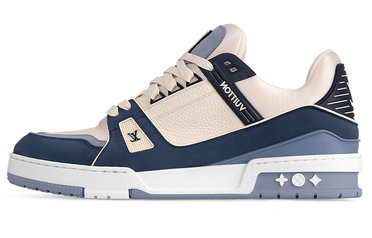 LOUIS VUITTON Lv Traainers 'White Blue'