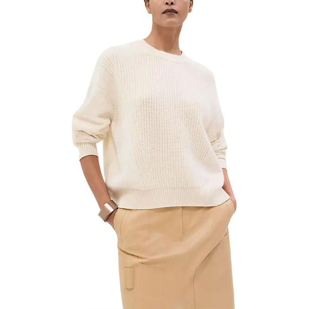 HERMES SS25 Cashmere Sweater Women's White