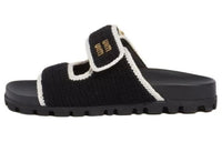 MIU MIU Slide Slippers Women's Black