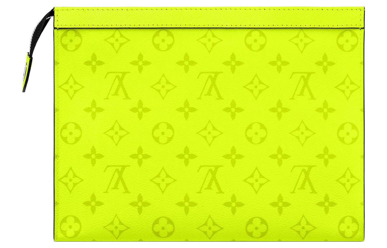 LOUIS VUITTON Pochette Voyage Neon Yellow