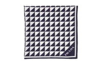 PRADA Triangle logo Twill Scarf