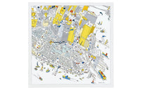 HERMES Silk Scarves Unisex Yellow