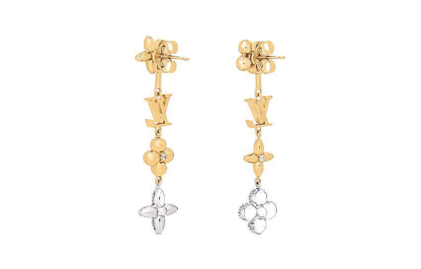 LOUIS VUITTON Earrings Women's Gold