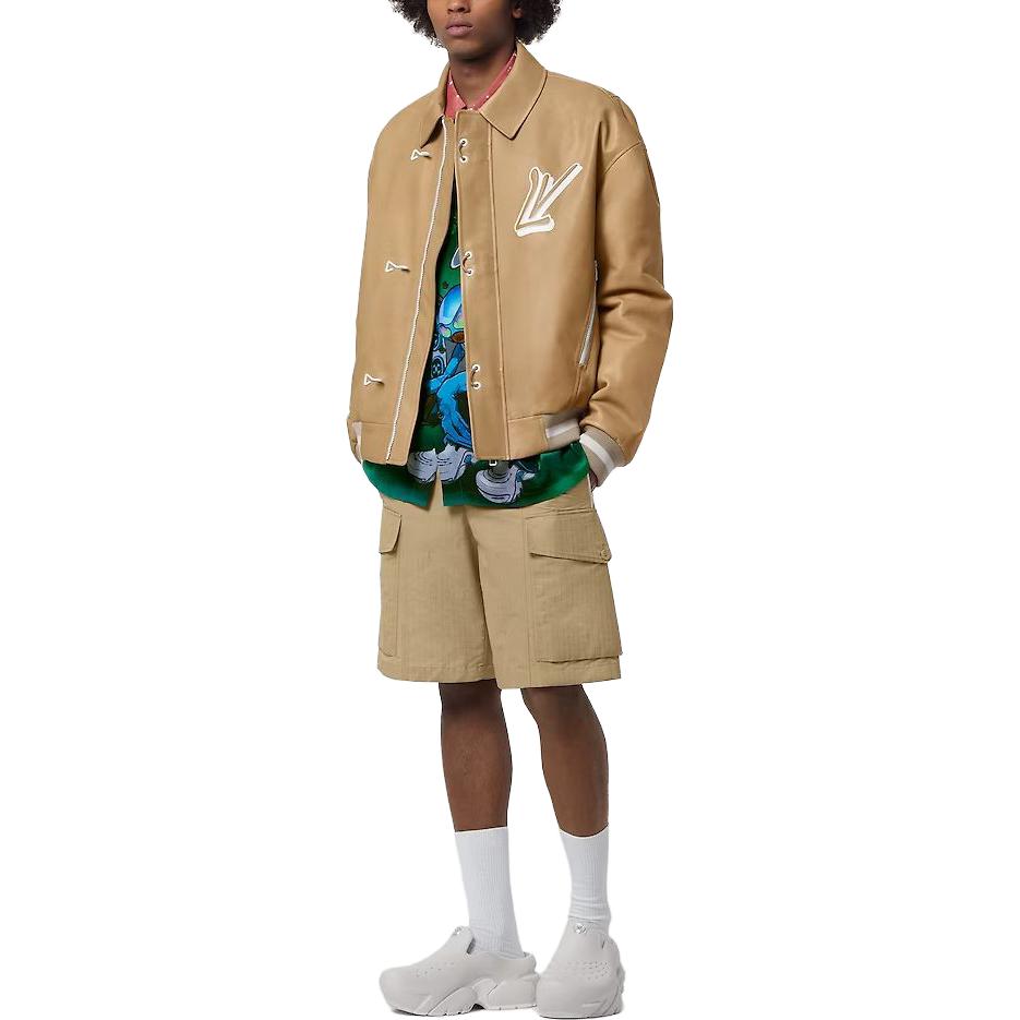 LOUIS VUITTON 10's Leather Bomber Jacket