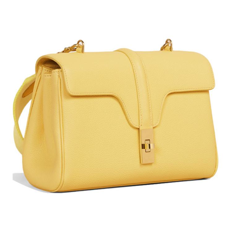 CELINE Grained Calfskin Handheld Portable Crossbody Bag, Shoulder Bag Women's