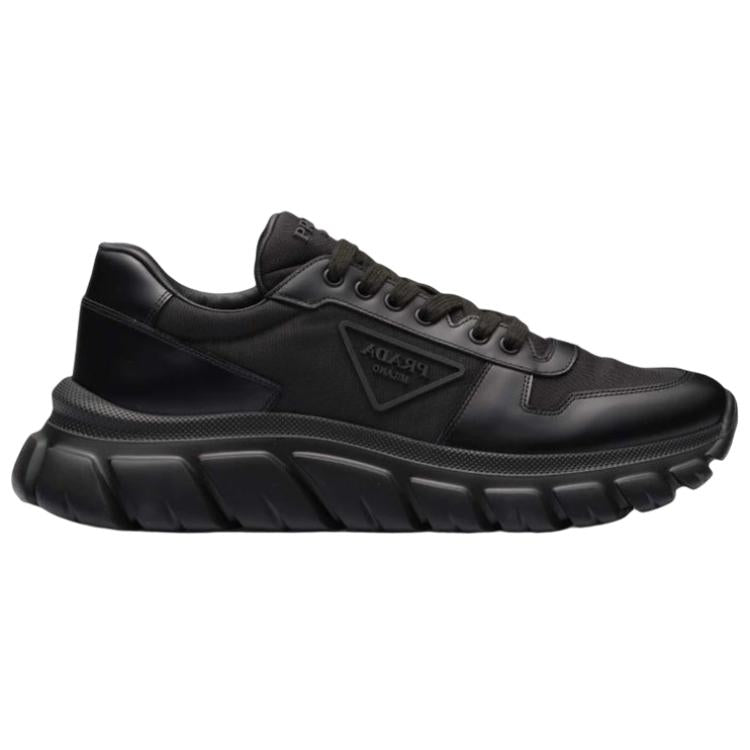 PRADA Triangle Logo Low-top Sneakers