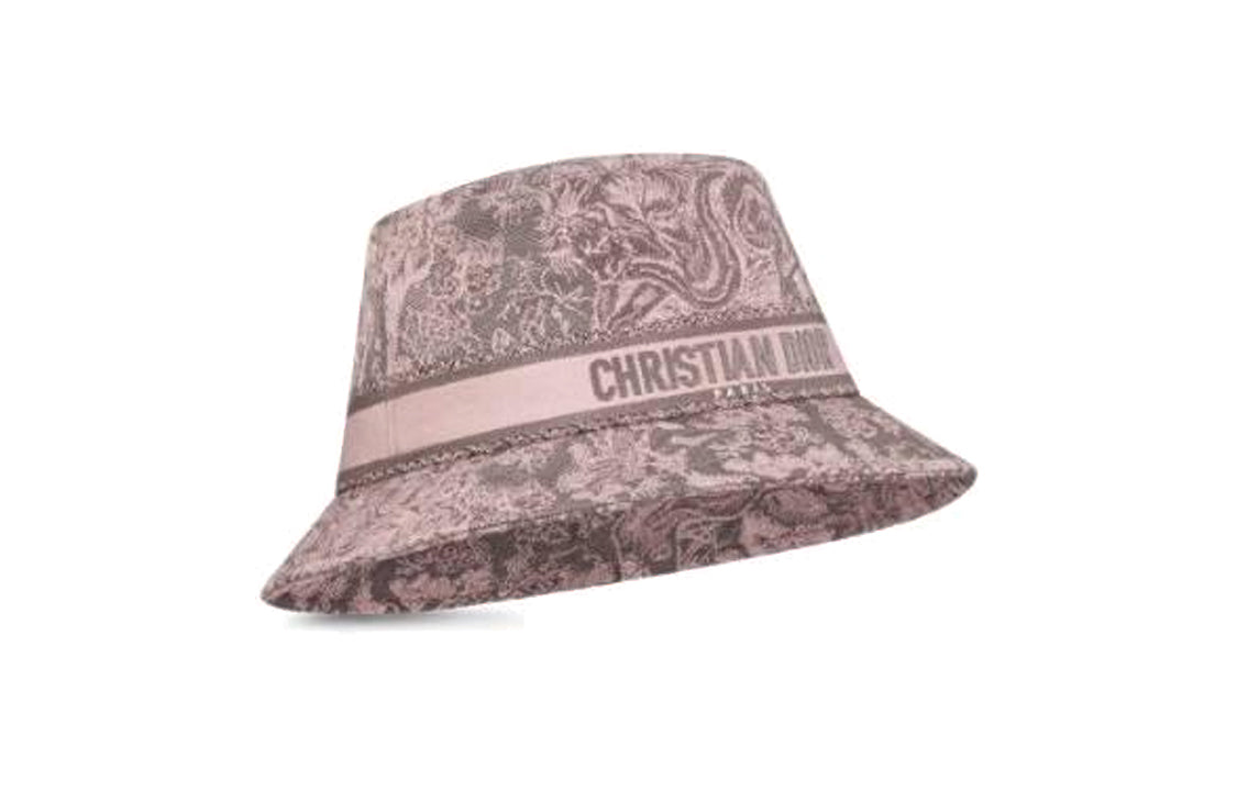 DIOR Cotton Bucket Hats Women's Pink